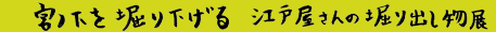 宮ノ下を掘り下げる　江戸屋さんの掘り出し物展